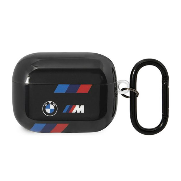 Etui Do AirPods Pro 2 BMW Tricolor Stripes Czarny