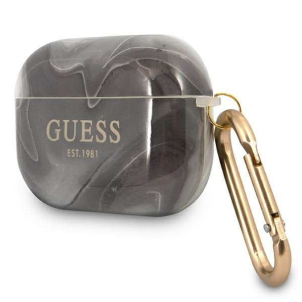 Etui Do AirPods Pro Guess Marble Est. Czarny