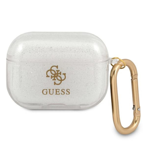Etui Do AirPods Pro Guess Colored Glitter Przezroczysty