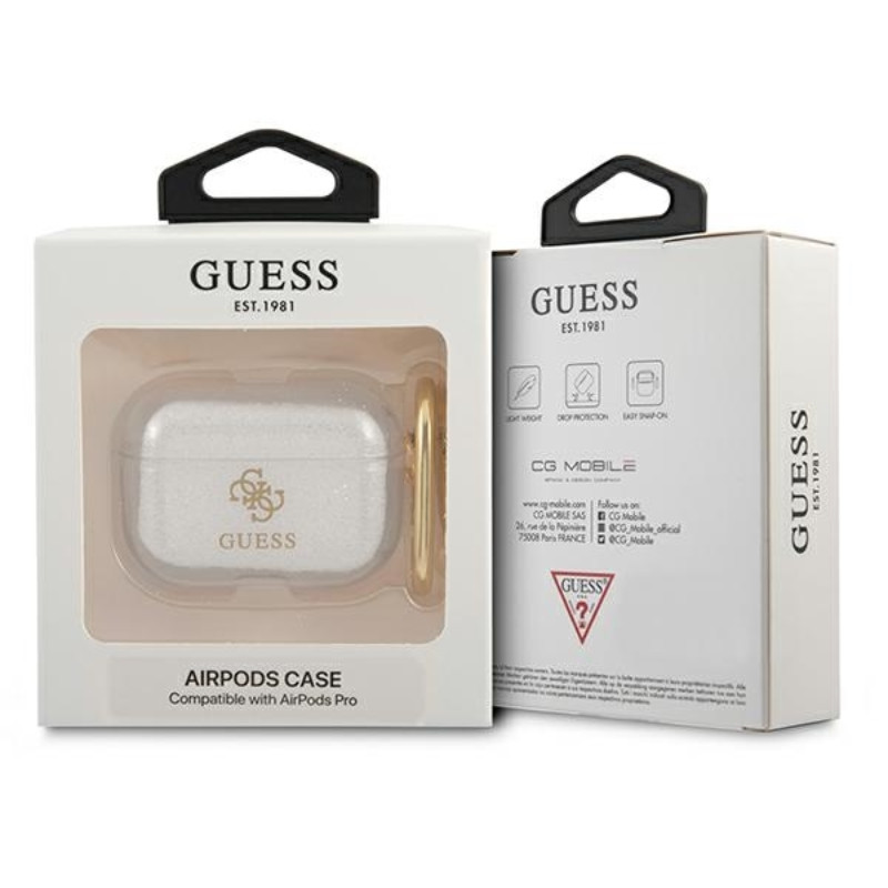 Etui Do AirPods Pro Guess Colored Glitter...
