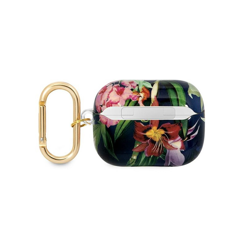 Etui Do AirPods Pro Guess Flower Niebieski