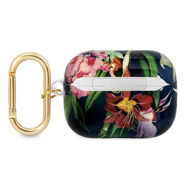 Etui Do AirPods Pro Guess Flower Niebieski