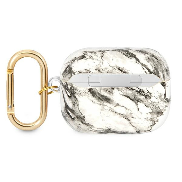 Etui Do AirPods Pro Guess Marble Strap Szary