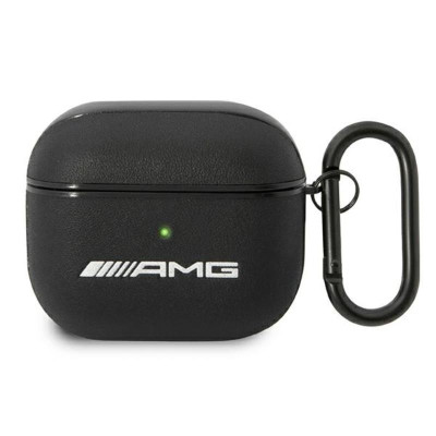 Etui Do AirPods 3 AMG Leather Big Logo Czarny