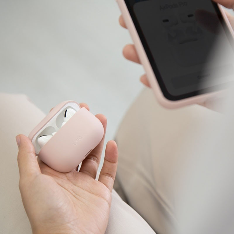 Etui Do Apple AirPods Pro Uniq Lino Czarny