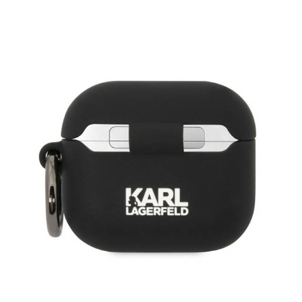 Etui Do AirPods 3 Karl Lagerfeld Silicone NFT Karl Head 3D Czarny