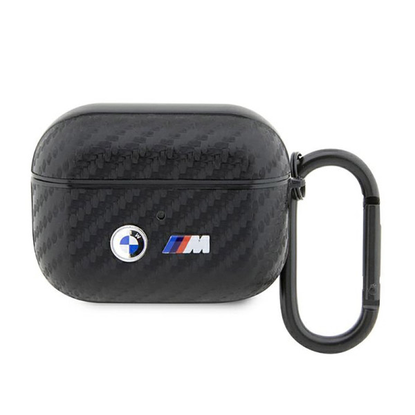 Etui Do AirPods Pro BMW Carbon Double Metal Logo Czarny