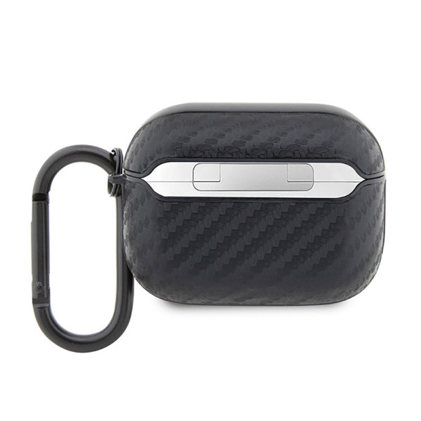 Etui Do AirPods Pro BMW Carbon Double Metal Logo Czarny