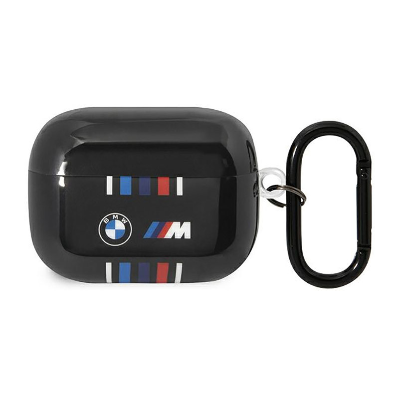 Etui Do AirPods Pro BMW Multiple Colored Lines Czarny