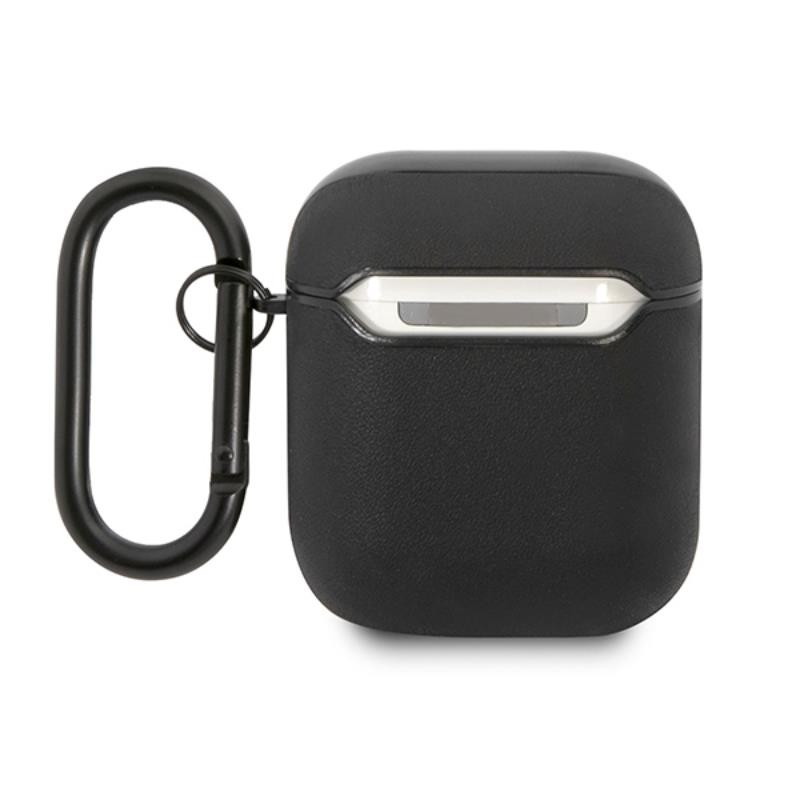 Etui Do AirPods AMG Leather Big Logo Czarny