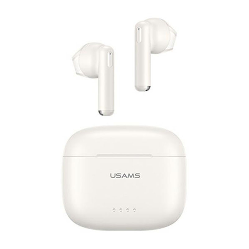 Słuchawki Bluetooth 5.3 Tws + Etui Ładujące Usams Us Series Biały