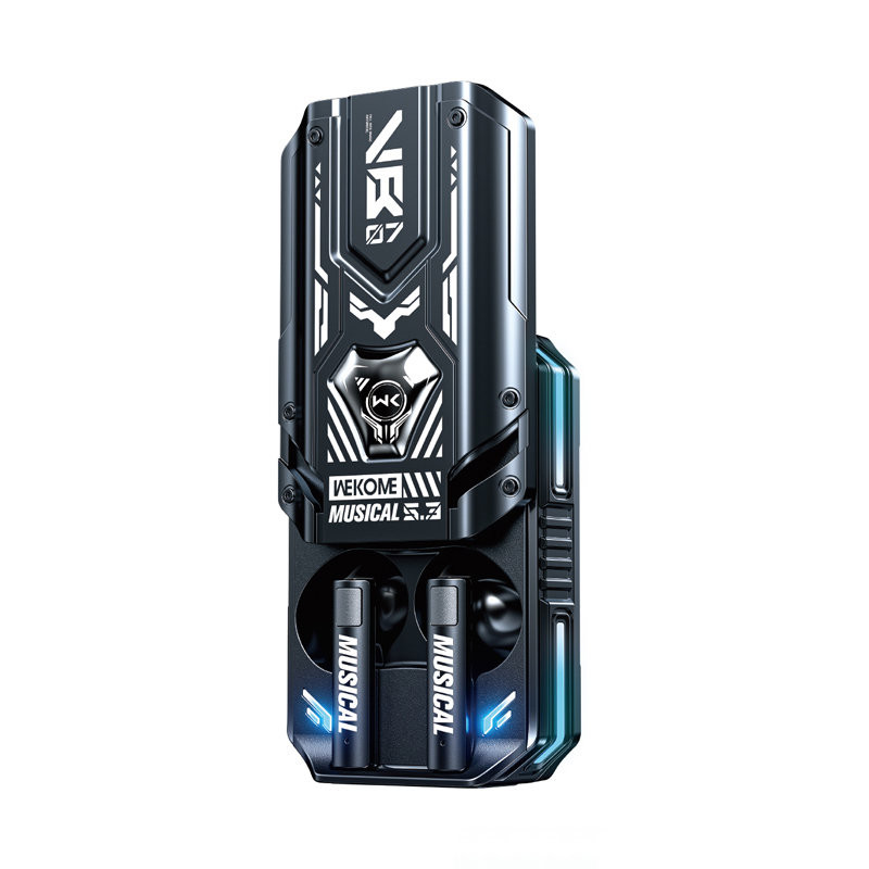 Słuchawki Bezprzewodowe Bluetooth V5.3 Tws Z Etui Ładującym Wekome Vb07 Mecha Series Czarny