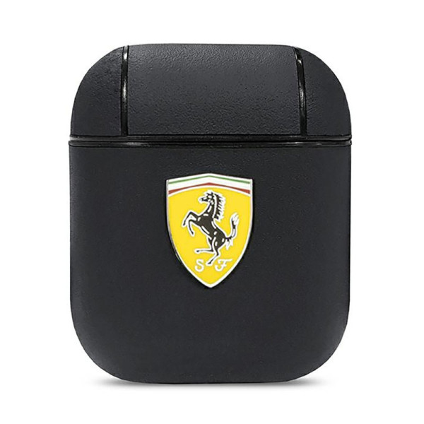 Etui Do AirPods 1 / 2 Gen Ferrari On Track Leather Czarny