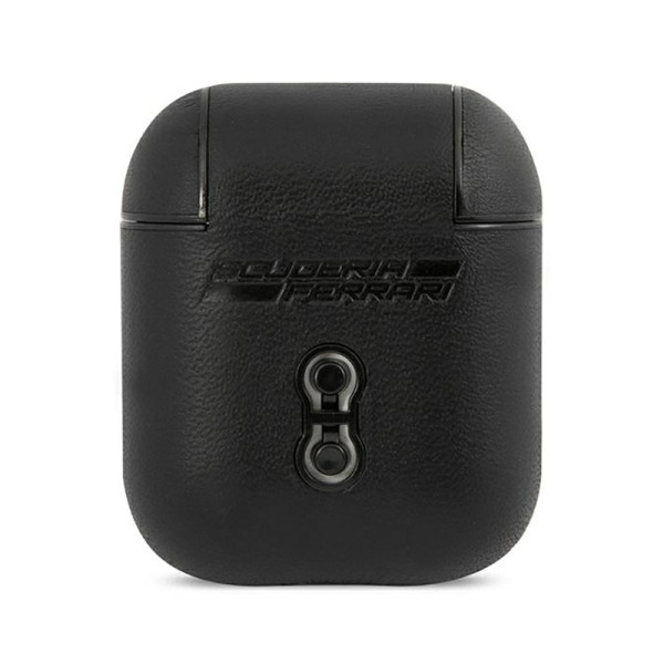 Etui Do AirPods 1 / 2 Gen Ferrari On Track Leather Czarny