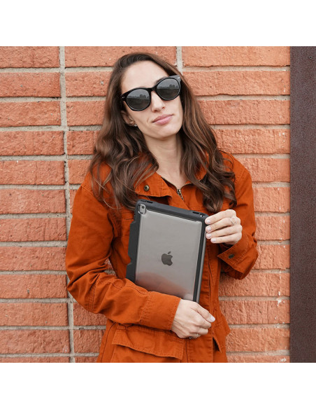 Etui Pancerne Do iPad 10.2 " ( 2021 - 2019 ) Mil-Std-810G STM Duxshell Duo Czarny