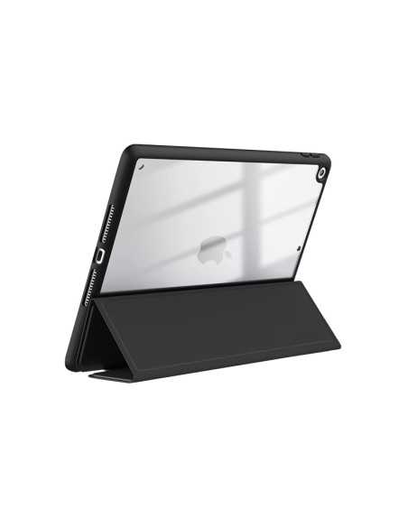 Etui Do iPad 10.2 " ( 2021 - 2019 ) Z Podstawką I Schowkiem Na Apple Pencil Crong Primefolio Czarny
