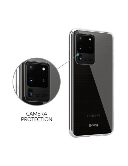 Etui Do Samsung Galaxy S20 Ultra Crong Crystal Slim Cover Przezroczysty