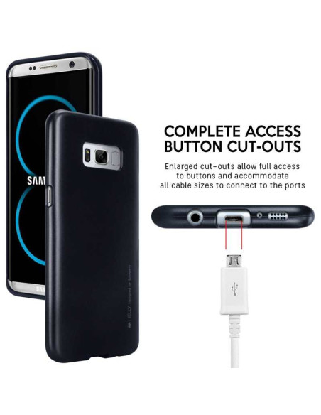 Etui Do Samsung Galaxy S8+ Mercury I-Jelly Czarny