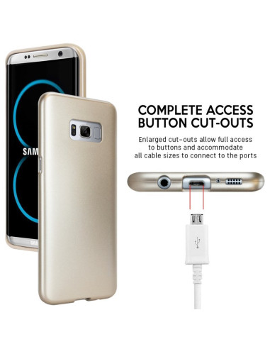 Etui Do Samsung Galaxy S8+ Mercury I-Jelly Złoty