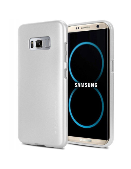 Etui Do Samsung Galaxy S8+ Mercury I-Jelly Srebrny