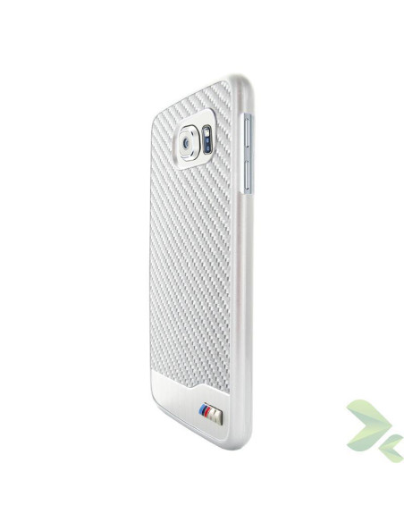 Etui Do Samsung Galaxy S6 BMW M Edition Carbon & Aluminium Hard Case Srebrny