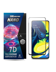 Szkło Hybrydowe 9H Na Cały Ekran Samsung Galaxy A80 / A90...
