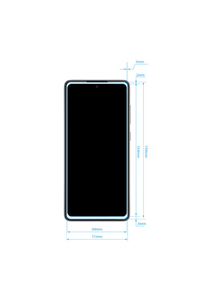 Szkło Hybrydowe Niepękające 9H Na Cały Ekran Samsung Galaxy A72 Crong 7D Nano Flexible Glass