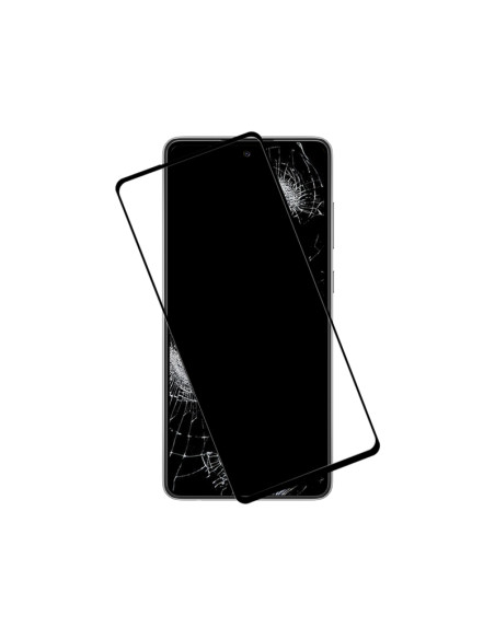 Szkło Hybrydowe Niepękające 9H Na Cały Ekran Samsung Galaxy A72 Crong 7D Nano Flexible Glass