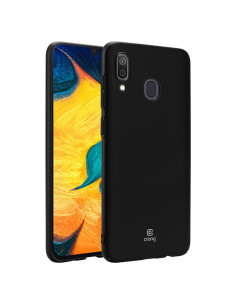 Etui Do Samsung Galaxy A30 Crong Smooth Skin Czarny