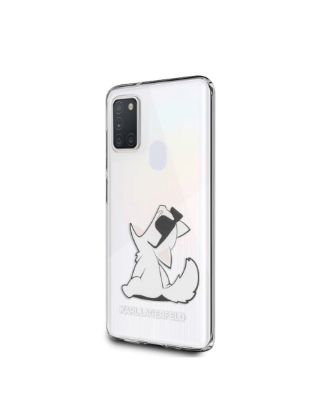 Etui Do Samsung Galaxy M21 Karl Lagerfeld Choupette Fun Sunglasses Przezroczysty