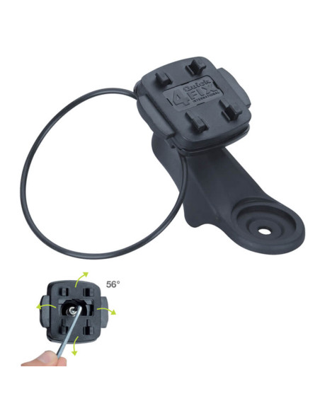 Uchwyt Uniwersalny Rowerowy Do Smartfonów iGrip Universal Biker Stem Splashbox Czarny