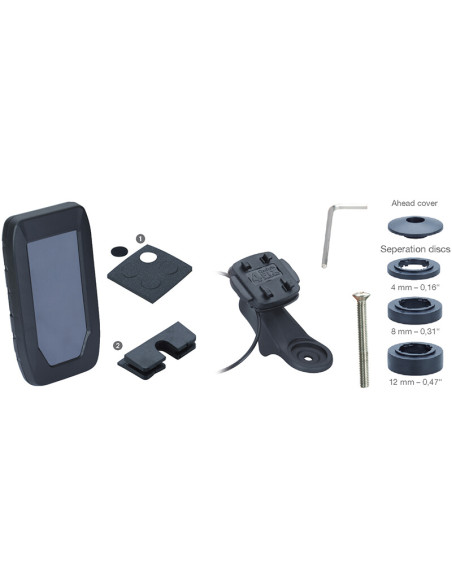 Uchwyt Uniwersalny Rowerowy Do Smartfonów iGrip Universal Biker Stem Splashbox Czarny