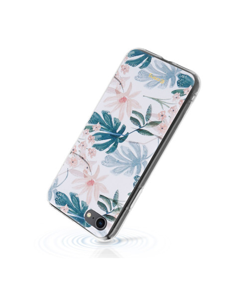 Etui Do iPhone SE ( 2022 / 2020 ) / 8 / 7 Crong Flower Case Biały