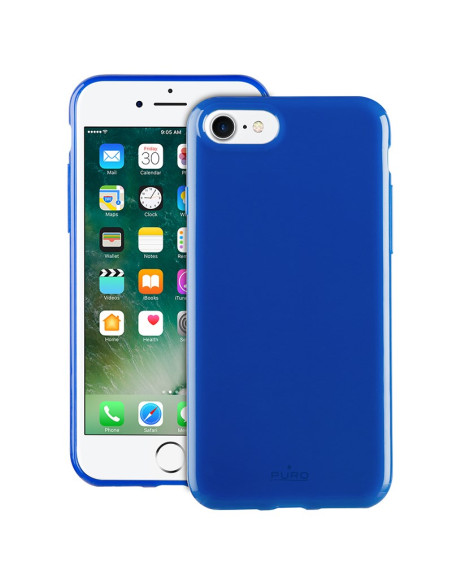 Zestaw Etui Do iPhone SE ( 2022 / 2020 ) / 8 / 7 + Składane Okulary Przeciwsłoneczne Puro Sunny Kit Niebieski
