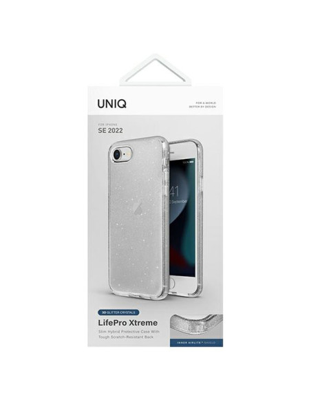 Etui Do iPhone SE ( 2022 / 2020 ) / 8 / 7 Uniq Lifepro Xtreme Przezroczysty