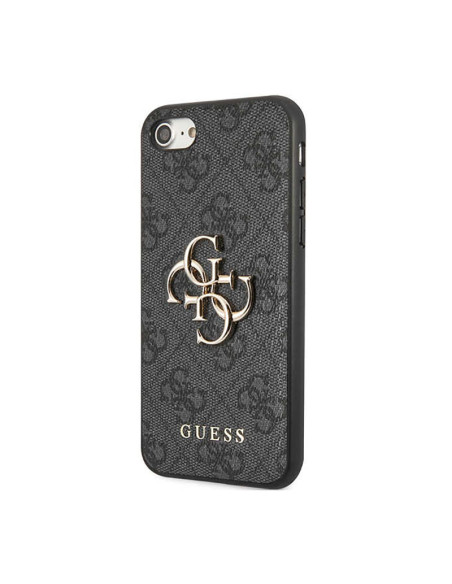 Etui Do iPhone SE ( 2022 / 2020 ) / 8 / 7 Guess 4G Big Metal Logo Szary