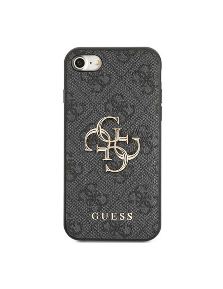 Etui Do iPhone SE ( 2022 / 2020 ) / 8 / 7 Guess 4G Big Metal Logo Szary
