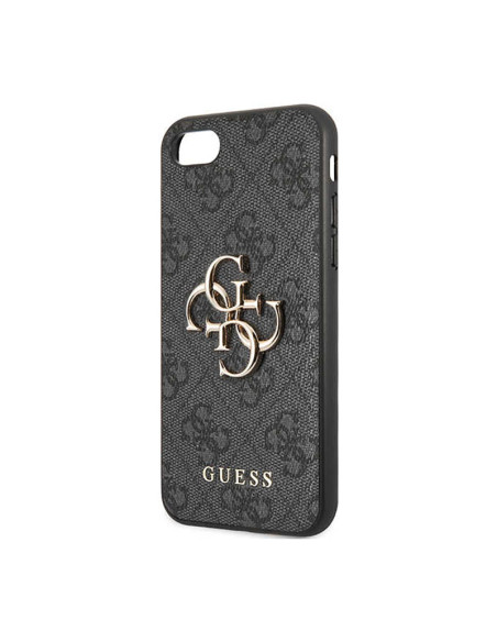 Etui Do iPhone SE ( 2022 / 2020 ) / 8 / 7 Guess 4G Big Metal Logo Szary