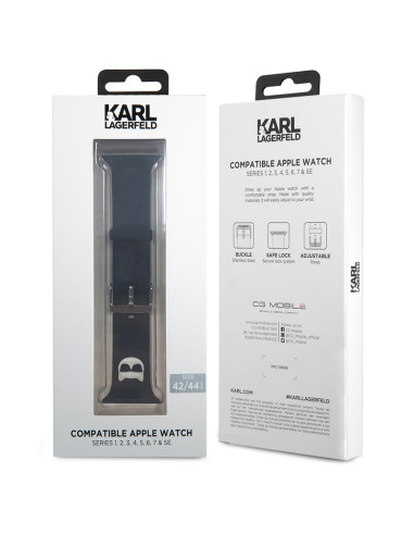 Pasek Do Apple Watch 42 / 44 / 45 mm Karl...
