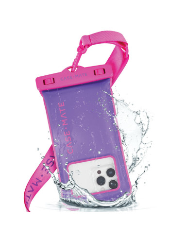 Etui Wodoodporne Do Smartfonów Do 6.7 " Case-Mate Waterproof Floating Pouch Fioletowy