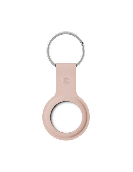 Etui Ochronne Brelok Do Apple AirTag Crong Silicone Case With Key Ring Różowy