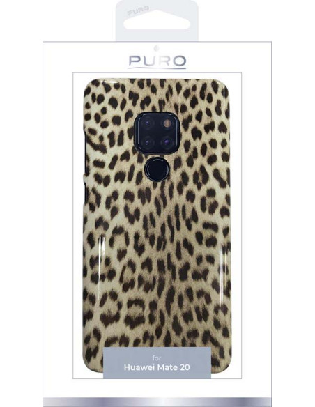 Etui Do Huawei Mate 20 Puro Glam Leopard Cover Brązowy