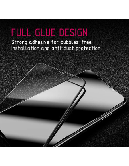 Szkło Hartowane Na Cały Ekran Huawei Mate 20 Crong Edge Glass 4D Full Glue