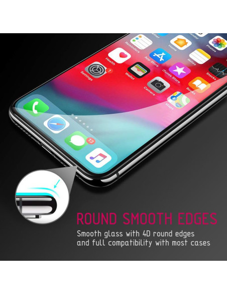 Szkło Hartowane Na Cały Ekran Huawei Mate 20 Crong Edge Glass 4D Full Glue