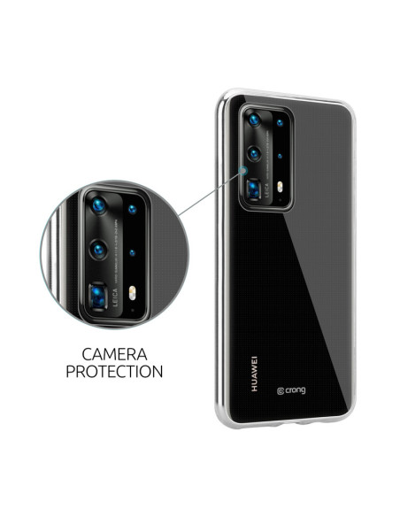 Etui Do Huawei P40 Pro Crong Crystal Slim Cover Przezroczysty