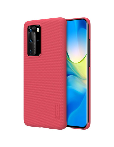 Etui Do Huawei P40 Pro Nillkin Super Frosted Shield Czerwony