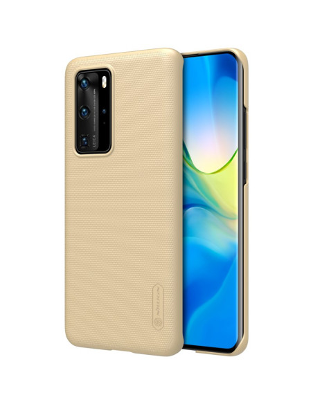 Etui Do Huawei P40 Pro Nillkin Super Frosted Shield Złoty
