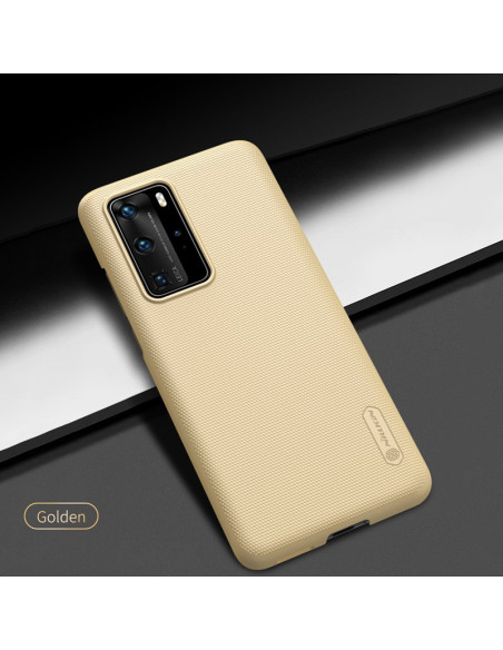 Etui Do Huawei P40 Pro Nillkin Super Frosted Shield Złoty