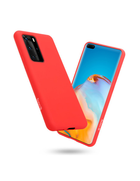 Crong Color Cover Etui Do Huawei P40 Pro Czerwony