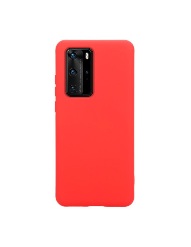 Crong Color Cover Etui Do Huawei P40 Pro Czerwony